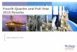 Fourth Quarter and Full Year 2015 Results