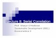 Lecture 8: Serial Correlation
