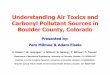 Understanding Air Toxics and Carbonyl Pollutant Sources in 