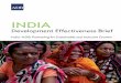 India: Development Effectiveness Brief India - Partnering for 