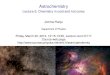 Astrochemistry - Lecture 9, Chemistry in cold and hot cores