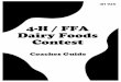 4-H Dairy Foods Contest Coaches Guide