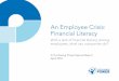 An Employee Crisis: Financial Literacy