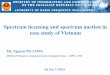 Spectrum licensing and spectrum auction in case study of Vietnam