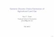 Dynamic Discrete Choice Estimation of Agricultural Land Use