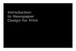 Intro to Newspaper Design (PDF)