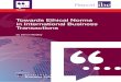 Report Towards Ethical Norms in International Business Transactions
