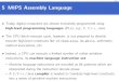 5 MIPS Assembly Language