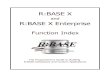 R:BASE X Function Index
