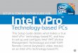 Setup and Configuration Guide for Intel vPro Technology-based PCs