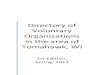 Directory of Voluntary Organizations in the area of Tomahawk, WI