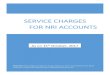 SERVICE CHARGES FOR NRI ACCOUNTS