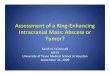 Assessment of a Ring-Enhancing Intracranial Mass