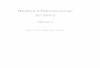 Handbook of Philosophical Logic 2nd Edition Volume 1