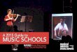 A 2015 Guide to Music Schools