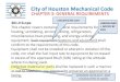 City of Houston Mechanical Code - ASHRAE