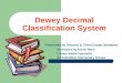 Dewey Decimal Classification System.ppt