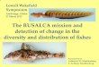 The RUSALCA mission and detection of change in the diversity and 