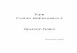 Pure Further Mathematics 2 Revision Notes