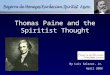 Thomas Paine and the Spiritist Thought