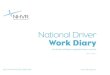 National Driver Work Diary