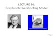 LECTURE 24: Dornbusch Overshooting Model