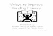 Ways to Improve Reading Fluency