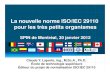 La nouvelle norme ISO/IEC 29110 pour les très petits organismes