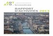 Rapport d'activités 2013 Agence de Développement Territorial
