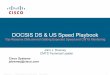 DOCSIS DS & US Speed Playbook as presented in G+HOA
