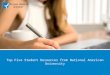 Top Five Student Resources at National American University