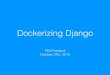PDXPortland - Dockerize Django