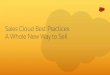 Sales Cloud Best Practices: A Whole New Way to Sell