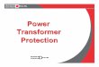 Power transformer protection