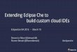 Extending Eclipse Che to build custom cloud IDEs