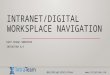 Robust Intranet/Digital Workplace Navigation