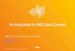 An introduction to AWS Direct Connect