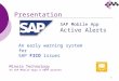 Early warning system on SAP FICO issues