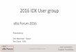 IDX User Group