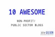10 Awesome Blogs From The Non-profit And Public Sectors