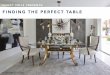 How To: Find the Perfect Dining Room Table