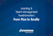 Learning n Talent Management Transformation: From Plan to Reality - Air Liquide