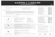 Aaron J Lawler - Resume 2017