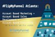 #FlipMyFunnel Atlanta 2016 - Jon Miller - Account Based Marketing + Account Based Sales Development = Account Based Everything