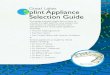 Splint Appliance Selection Guide