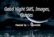 Good Night Messages, SMS, & Images