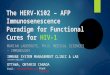 HIV-1 Control:  Exploiting the HERV-K102 - AFP Immunosenescence Paradigm