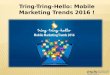 Tring-Tring-Hello: Mobile Marketing Trends 2016 !