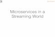 Microservices for a Streaming World