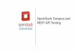 OpenStack Tempest and REST API testing